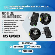 Hoco – Micrófono Inalámbrico L21 Disponible con dos tipos de conectores: Tipo C y tipo Lightning - Img 57078399