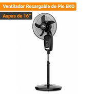Ventilador Recargable de Pie EKO🌀 ElectroVentas - Img 56839396