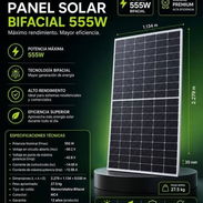 Panel Solar bifacial 555W - Img 56864947