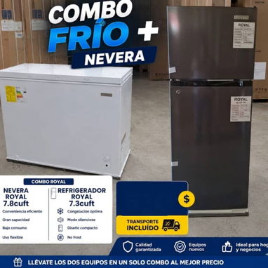 Combo Nevera + Refrigerador - Img 122141148