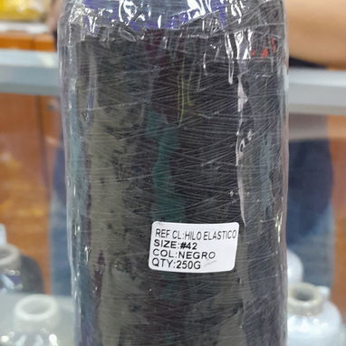 Cono de Hilo Elástico Negro para extensiones - 2/2