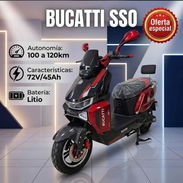 Moto bucatti 2026 con batería 72/45 con un rendimiento de 120 km Modelo E4 y S90 Valor 2600 usd Estás motos son rin 1 - Img 57031810