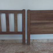 Cama personal de caoba con colchón - Img 57706456
