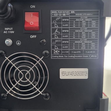 Maquina de soldar  YESWELDER FLUX-140 FLEX tres en uno con accesorio - 4/9