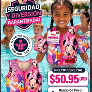 💦FLOTADOR PARA NIÑAS 🇺🇲 ORIGINAL 👇33-45 libras💓Diseño de Minnie - Img 56108818