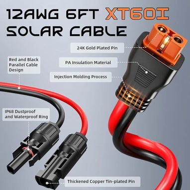 Cable Panel Solar para Ecoflow de 2 metros. - Img 124622598