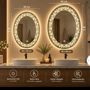 Espejo LED decorativo - 2/3