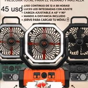 Ventilador recargable F6 de 20 Ampere gira , tienes luces espectacular te dura varios apagones - Img 54947663