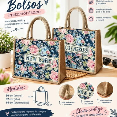 Bolsos imitación saco buena capacidad no tienen zipper  10 USD - 3/3