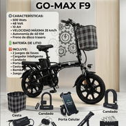 BICICLETA ELÉCTRICA PLEGABLE GO-MAX F9 - Img 55108544