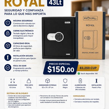 Caja fuerte Royal - Img 121626764
