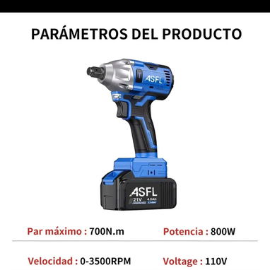 Torito llave de impacto inalámbrica eléctrica pistola taladro - Img 121213009
