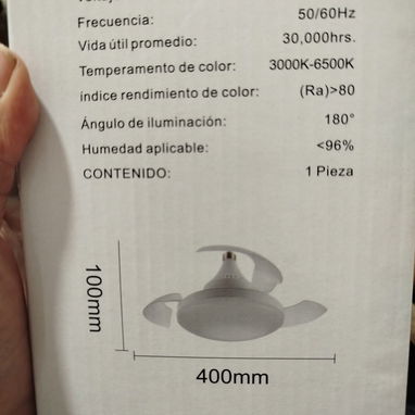 💯💥Ventilador de techo lampara 💯110v/220v - Img 115118265