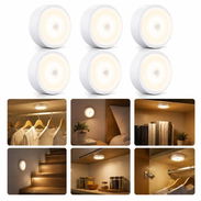 💡 SET DE 6 LÁMPARAS CIRCULARES CON SENSOR DE MOVIMIENTO 💡  ✨ - Img 56925575