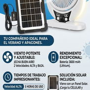 VENTILADOR RECARGABLE 4 EN 1 "CLOUD ELECTRIC" 🚨 Domicilio gratis. * 💨 Buen aire: 2 velocidades. * 🔋 Batería 3600 mA - Img 57190642