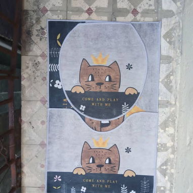 Juego de 3 alfombras para baño - 2/3
