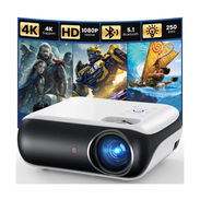 Proyector portátil HAPPRUN Full HD 1080p con Bluetooth y altavoces integrados - Img 56721615