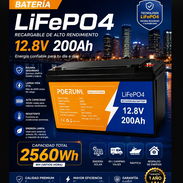 BATERÍA LiFePO₄ 12.8V 200Ah – IDEAL PARA INVERSORES (AAP) - Img 58276441