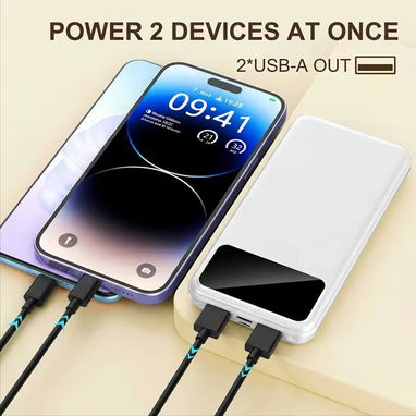 Disponible: Power Bank 20000mAh con Pantalla LED – Color Negro | videojuegoshabana.com - Img 127680346