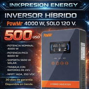 Inversor Hibrido PowMr 4000W solo 120V - Img 57559329
