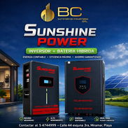 Inversor + Batería Híbrida Sunshine Power - Img 55333610