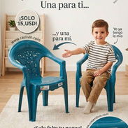 SILLA PLÁSTICA INFANTIL ✨ con brazos tipo butaca - Img 55704785