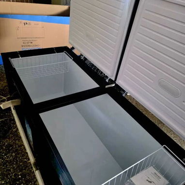 Nevera 25 pies Horizontal doble tapa marca Milexus color gris oscuro Precio $1000 USD transporte incluido - Img 125611283