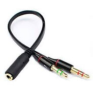 Cable Divisor de Audio para PC de 3,5mm Audifonos Microfono - Img 42420165