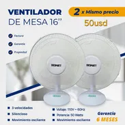 Ventilador d mesa d 16" 2x50usd - Img 54927272