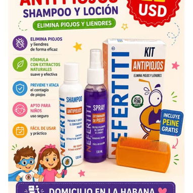 Shampoo, Spray,Gel para piojos Varios tipos y precios - Img 125716526