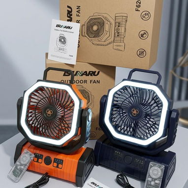 *💡Ventilador Recargable de Alta Capacidad – ISUNARU F6, nuevos en caja - Img 119678199