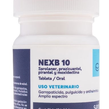 Gel limpiador 贸tico, Simparica 20-40 kg y antiparasitarios internos - Img 108170364