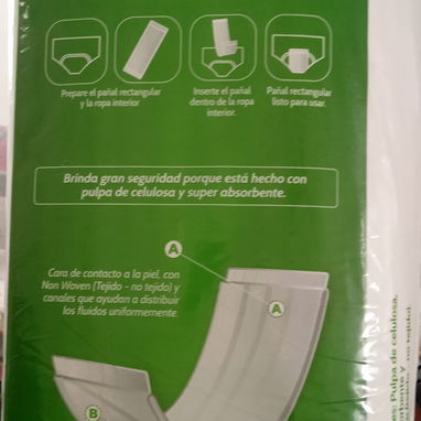 Pañal rectangular absorbente para adulto - 2/2
