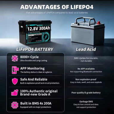 Batería de litio 12.8v 300ah - 3/3