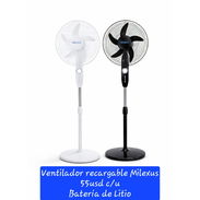 Ventilador recargable Milexus - Img 56485678