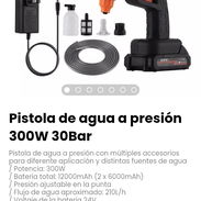 Pistola de agua a presión 300W 30Bar. Presión ajustable en la punta - Img 54202087