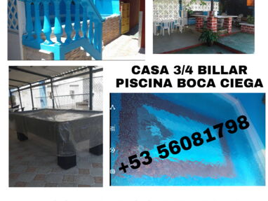 ⏩⏩⏩ RENTO CASAS  de 3 cuartos Con y Sin/Piscina-BocaCiega--Guanabo➖ WhatsApp +53 de56081798 ➖Maritza➖78307130⏪⏪⏪ - Img main-image-43306880