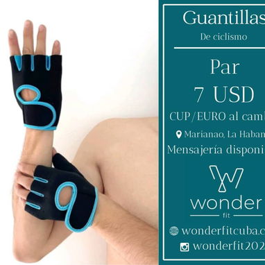 Guantillas para gymnasio, ciclismo, crossfit - Img 123981459