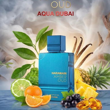 Al Haramain Aqua Dubai Un respiro de lujo en el desierto. Mezcla notas refrescantes con ese toque exótico y premium. Ide - Img 125746575