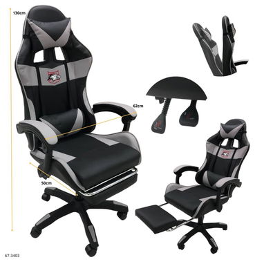 SILLAS DE COMPUTADORA /  RECLINABLES Y REPOSA PIES / COMODIDAD - 2/4