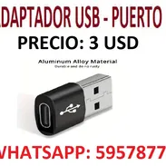 EN VENTA ADAPTADOR DE PUERTO C A USB. CUENTO CON MENSAJERIA POR UN COSTO EXTRA - Img 50310249