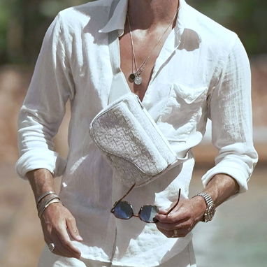 Perfumes.Zuecos.Camisas Blancas de Vestir para Hombre 52465450 - Img 98977748