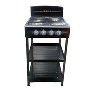 Cocina de gas con estantes y 4 hornillas MILEXUS. Producto con factura y garantía que usted estrena - Img 50075833