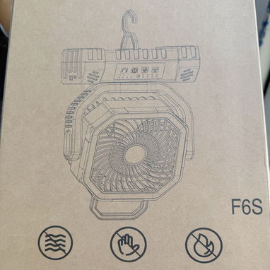 Ventilador recargable F6S con mensajería gratis en toda la habana - 3/3
