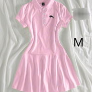 Vestido deportivo rosado talla M - Img 55434637