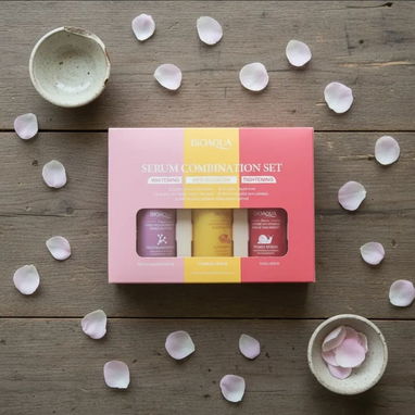 ✨Niacinamida Vitamina C Retinol Baba de Caracol Cúrcuma Ácido Hialurónico🌸 BIOAQUA Set 6 Sérums Super Kit 🌸✨ - Img 121624265