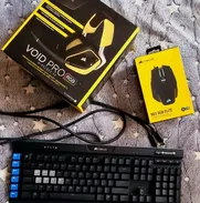 COMBO CORSAIR M65 RGB ELITE, Teclado K95 RGB PLATINUM XT, Audífonos Inalámbricos Void Pro RGB Mirar Dentro💢 - Img 49002539