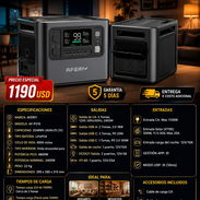 💡2048WH 💡 ESTACION PORTATIL ENERGIA AFERIY - 4800WP/2400WN - LIFEPO4. MENSAJERIA CON FACTURA Y GARANTIA. 📲 54833699 - Img 56614539