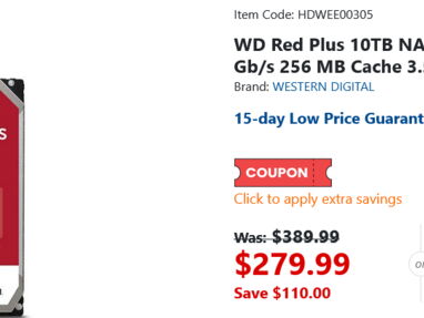 disco duro WD RED Plus de 10TB - Img main-image