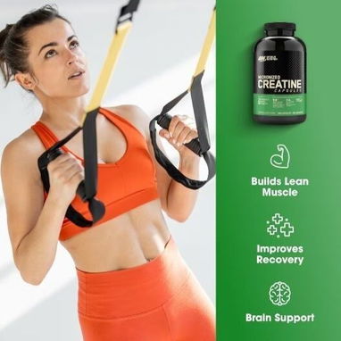 Creatina Micronizada Optimum Nutrition en Cápsulas (200 Cápsulas) - Img 125940525